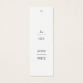 Balises de suspension pour vêtements professionnel (Dos)