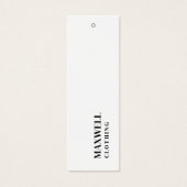 Balises de suspension pour vêtements professionnel (Devant)