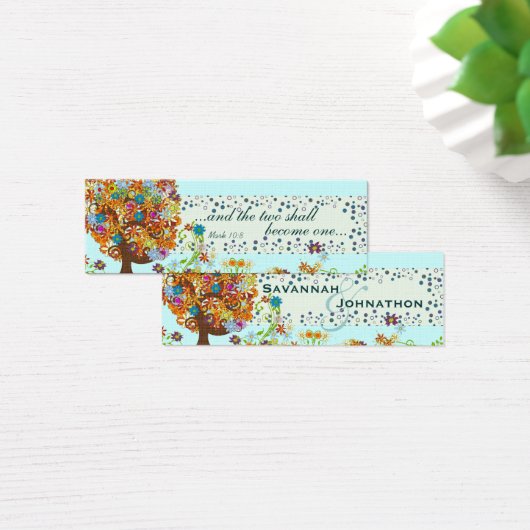 Balises du Mariage de l'arbre d'amour vintage (Bureau)