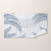 Balises en plumes bleues douces 1 (Serviette à main)