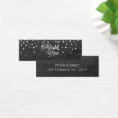 Balises Favor de mariage de Merci simple Script Pa (Bureau)