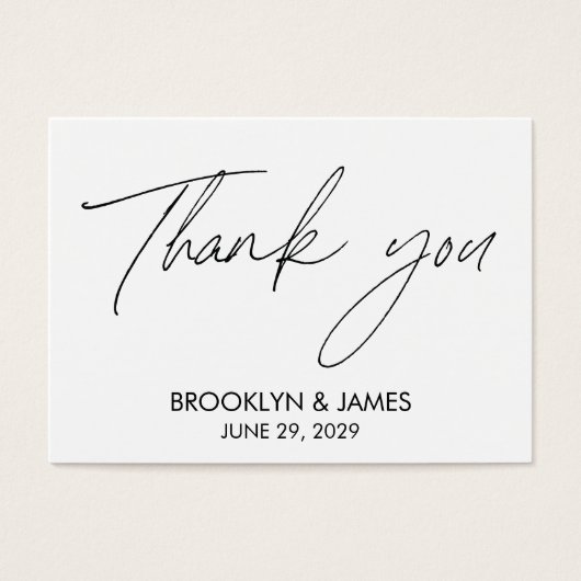 Balises Favoris de mariage de script clair blanc (Devant)