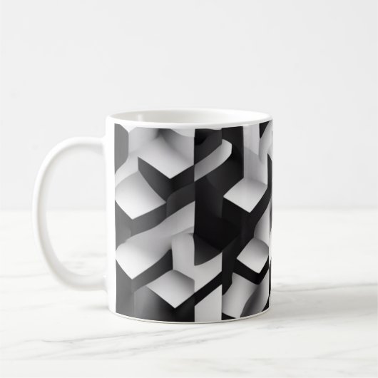 Balises géométriques - Mug texturé 3D (Gauche)