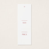 Balises Hang modernes blanches et roses (Dos)