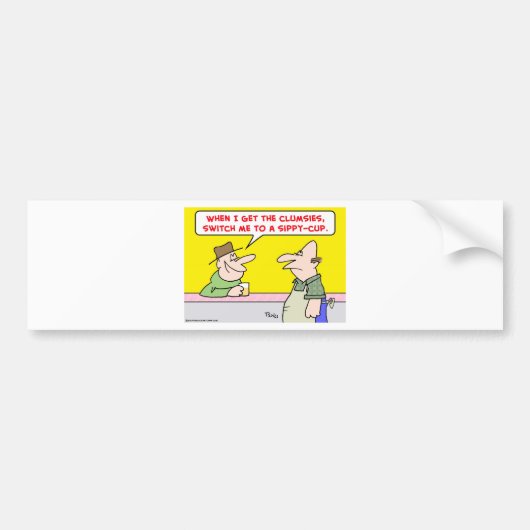 balk drink schakelkop bumpersticker (Voorkant)