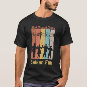 Balkan party retro design T-shirt