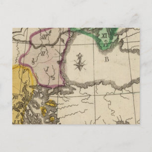 Balkanschiereiland 3 briefkaart