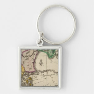 Balkanschiereiland 3 sleutelhanger