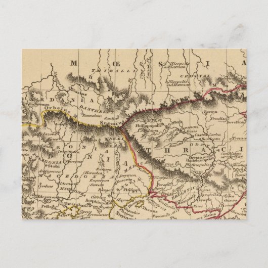 Balkanschiereiland 5 briefkaart (Voorkant)