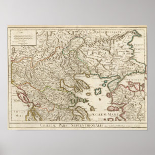 Balkanschiereiland, Griekenland, Macedonië 2 Poster