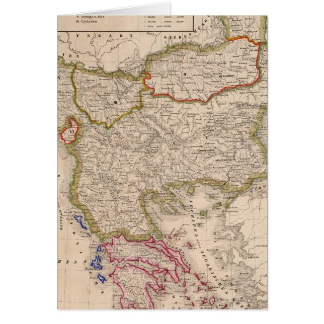 Balkanschiereiland, Turkije, Griekenland (Voorkant)