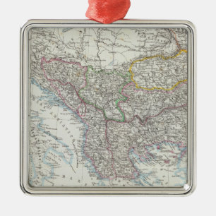 Balkanschiereiland, Turkije, Servië, Europa Metalen Ornament