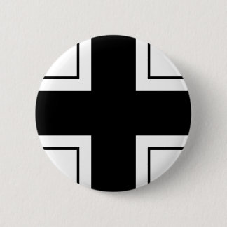 BalkenKreuz op wit Ronde Button 5,7 Cm