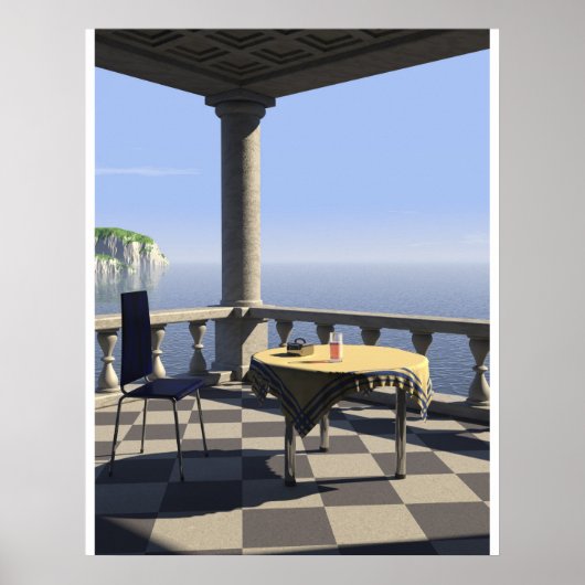 balkon poster (Voorkant)