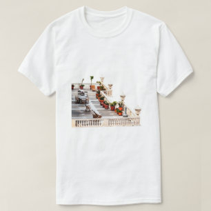 Balkon Terras Bloemen T-shirt