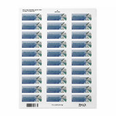 Balkonrij gepersonaliseerd etiket (Full Sheet)