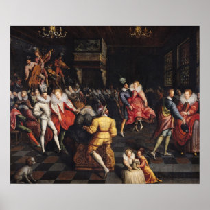 Ball bij de rechtbank van Valois Poster