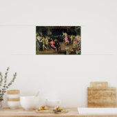 Ball bij de rechtbank van Valois Poster (Keuken)