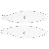 Ball Blue, Medium Turquoise decoratief ontwerp Basketbal (Panelen)