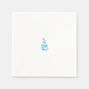 Ball Blue, Medium Turquoise decoratief ontwerp Servet