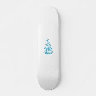 Ball Blue, Medium Turquoise decoratief ontwerp Skateboard