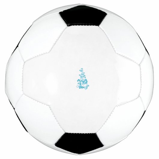 Ball Blue, Medium Turquoise design décoratif (Devant)