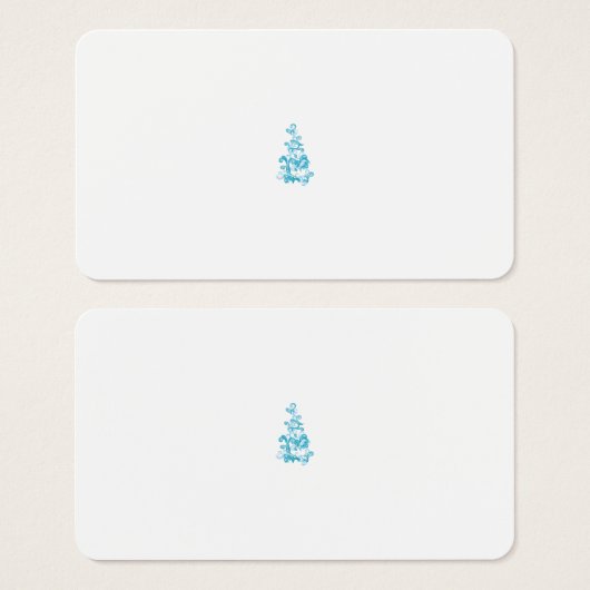 Ball Blue, Medium Turquoise design décoratif (Devant & derrière)