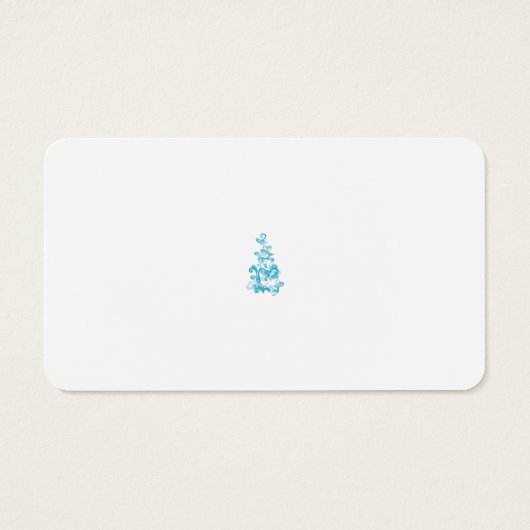 Ball Blue, Medium Turquoise design décoratif (Dos)