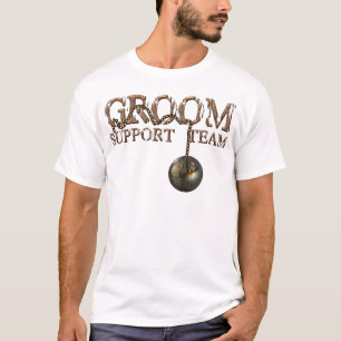 Ball Chains en Groom Support Team T-shirt