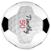 Ball de golf Dimples avec nom et numéro (Tourné)