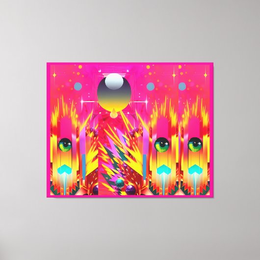 Ball Dropper Eye Popper Canvas Afdruk (Voorkant)