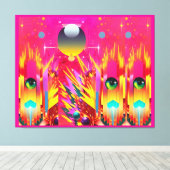 Ball Dropper Eye Popper Canvas Afdruk (Insitu (Houten vloer))