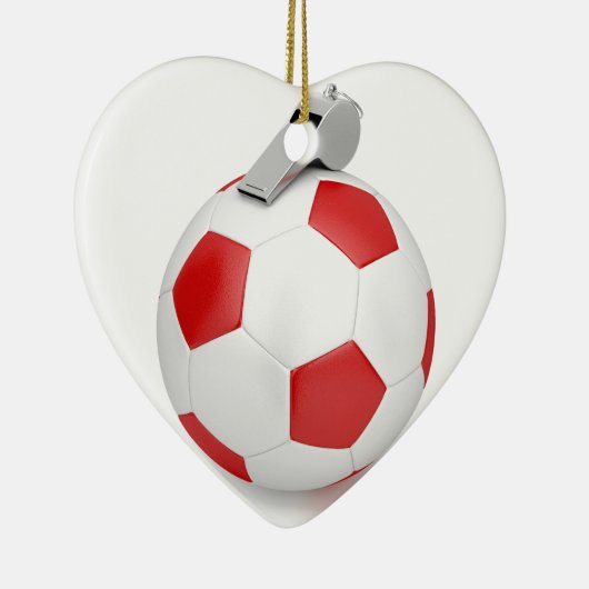 Ball en fluitje keramisch ornament (Rechts)