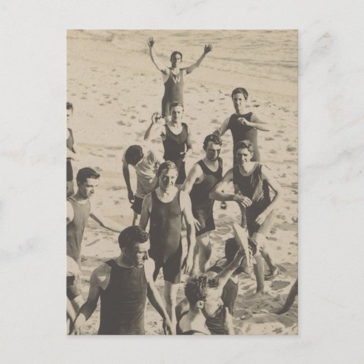 Ball Games op het Beach Briefkaart (Voorkant)