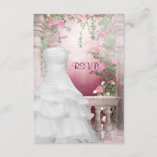 Ball Gown Pink Rose Quinceanera RSVP