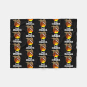 Ball Grandma Funny Softball Basketball Fleece Deken (Voorkant (Horizontaal))