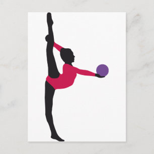 ball gymnastiek briefkaart