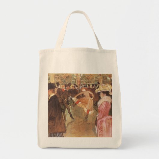 Ball in de Nightclub door Toulouse Lautrec Tote Bag (Voorkant)