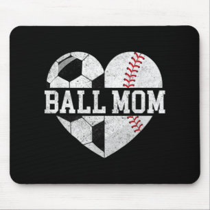 Ball Ma Heart Fun Baseball Soccer Mam Muismat