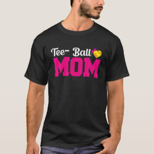 Ball Ma Moederdag T-shirt Teeball Ma Beer Basebal