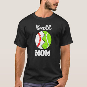 Ball mam Baseball Tennis Player Ma T-shirt