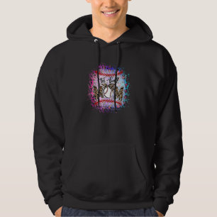 Ball mam Moederdag Teeball Ma Leopard 11 Hoodie