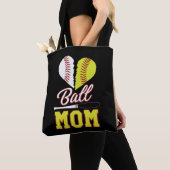 Ball mama Baseball Softball mama Draagtas (Dichtbij)