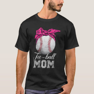 Ball mama Moederdag T-shirt Teeball mama Vintage M