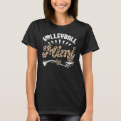 Ball Mom Mother's Day Volleyball Mimi Leopard T-shirt (Voorkant)