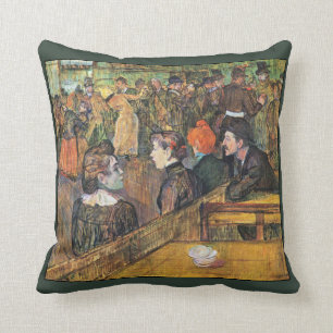 Ball ~ Moulin de la Galette ~1899 Toulouse-Lautrec Kussen