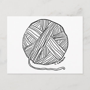 Ball o' Yarn Briefkaart