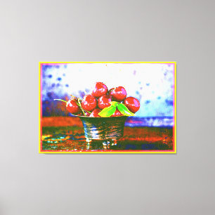 "Ball of Cherries Fruit" kotterfoto. Bestel nu Canvas Afdruk