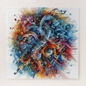 Ball of Music Legpuzzel (Horizontaal)