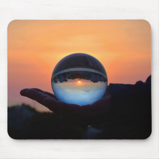 Ball of Sunrise Mousepad Muismat (Voorkant)